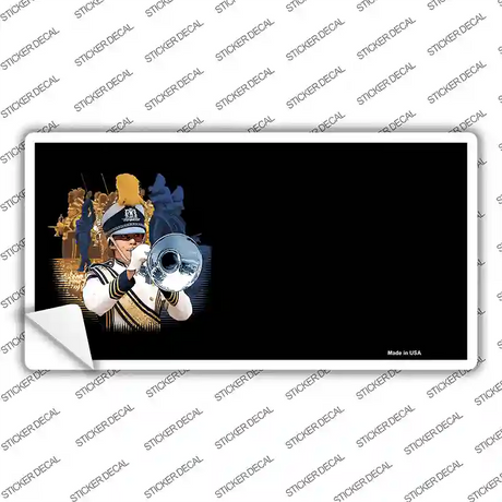 Marching Band Offset Novelty Sticker Decal
