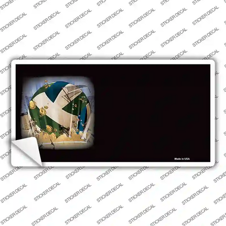 Volleyball Spike Offset Novelty Sticker Decal