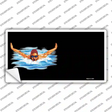 Male Swimmer Offset Novelty Sticker Decal