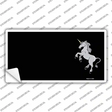 Unicorn Reared Up Offset Novelty Sticker Decal