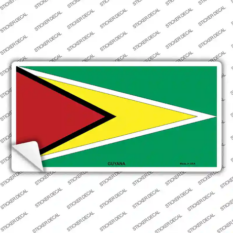 Guyana Flag Novelty Sticker Decal