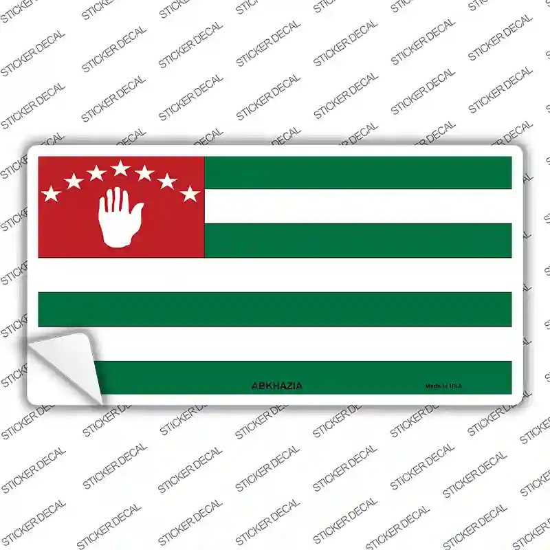 Abkhazia Flag Novelty Sticker Decal