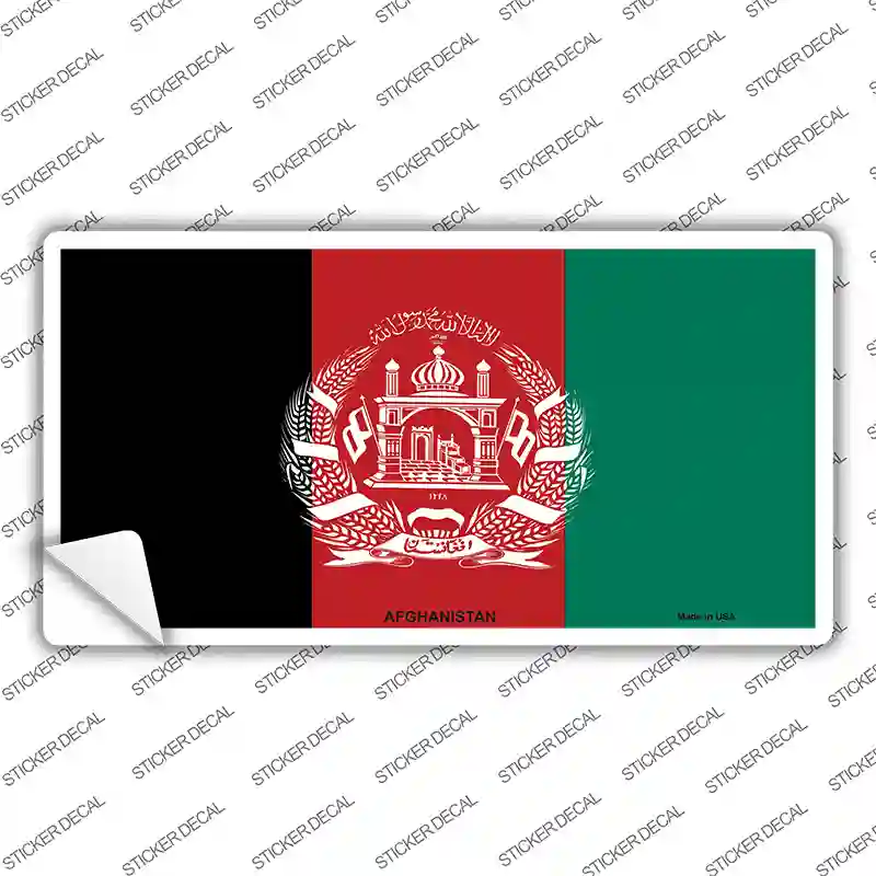 Afghanistan Flag Novelty Sticker Decal