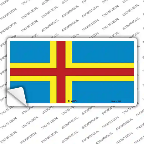 Aland Flag Novelty Sticker Decal