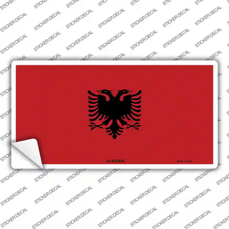 Albania Flag Novelty Sticker Decal