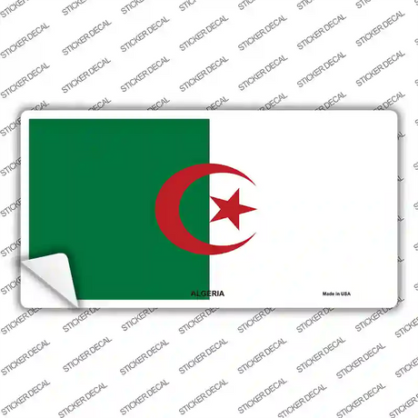 Algeria Flag Novelty Sticker Decal