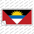 Antigua & Barbuda Flag Novelty Sticker Decal