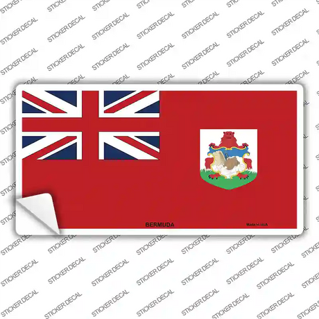 Bermuda Flag Novelty Sticker Decal