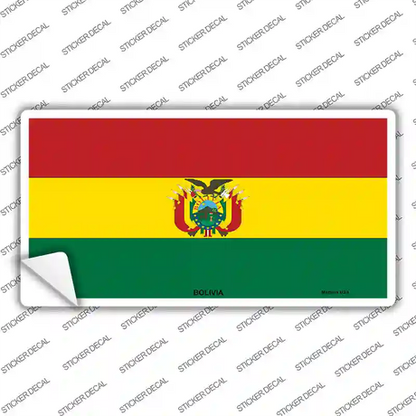 Bolivia Flag Novelty Sticker Decal