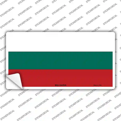 Bulgaria Flag Novelty Sticker Decal