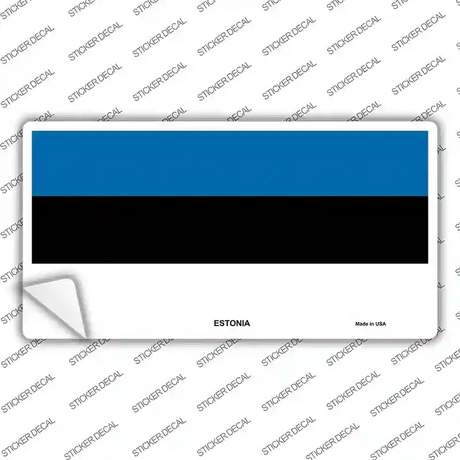 Estonia Flag Novelty Sticker Decal
