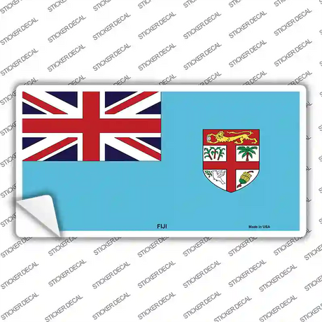 Fiji Flag Novelty Sticker Decal