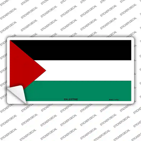 Palestine Flag Novelty Sticker Decal
