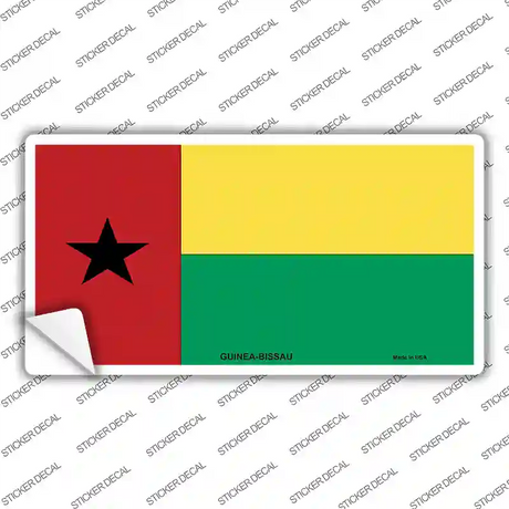 Guinea-Bissau Flag Novelty Sticker Decal
