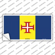 Madeira Flag Novelty Sticker Decal
