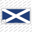 Scotland Flag Novelty Sticker Decal