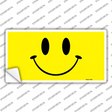 Happy Face Novelty Sticker Decal