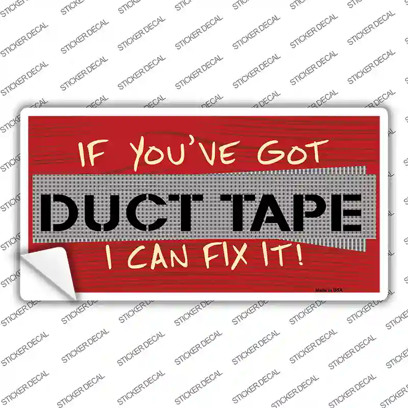 Duct Tape Novelty Sticker Decal