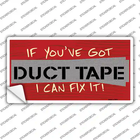 Duct Tape Novelty Sticker Decal