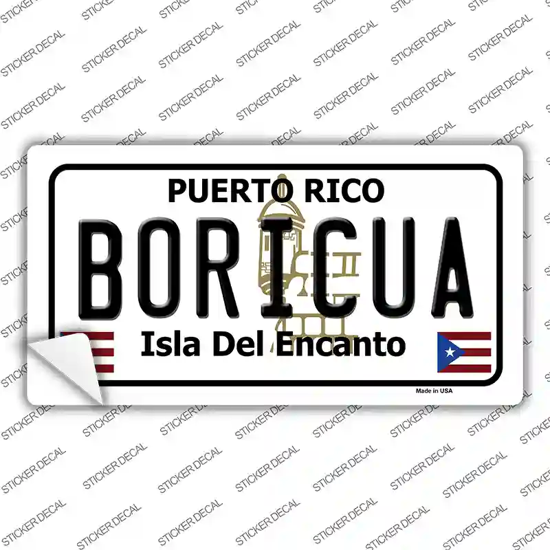 Boricua Puerto Rico Novelty Sticker Decal