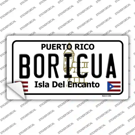 Boricua Puerto Rico Novelty Sticker Decal