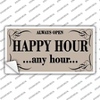 Happy Hour Any Hour Novelty Sticker Decal
