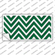 Green Chevron Novelty Sticker Decal