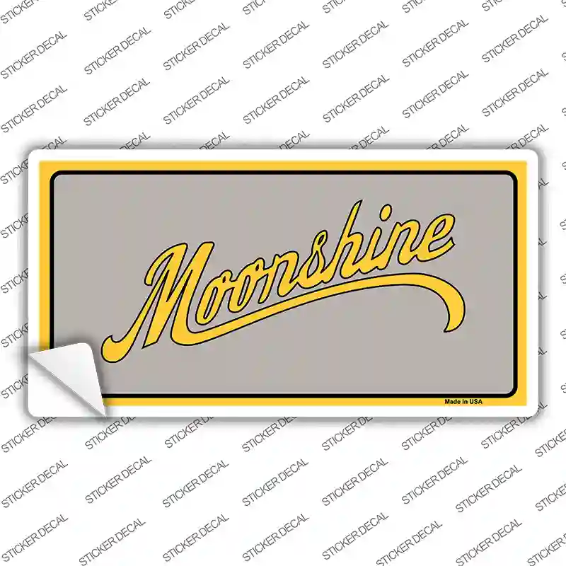 Moonshine Novelty Sticker Decal