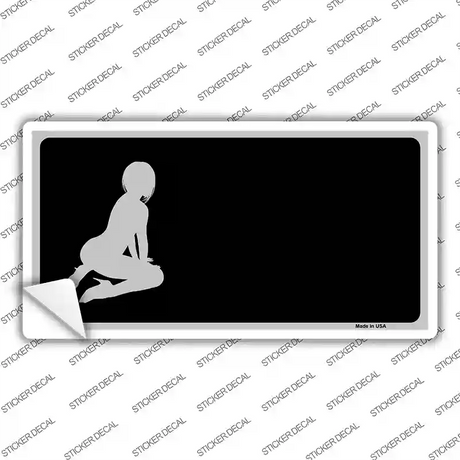 Lap Dancer Offset Novelty Sticker Decal