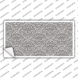 Grey White Damask Novelty Sticker Decal