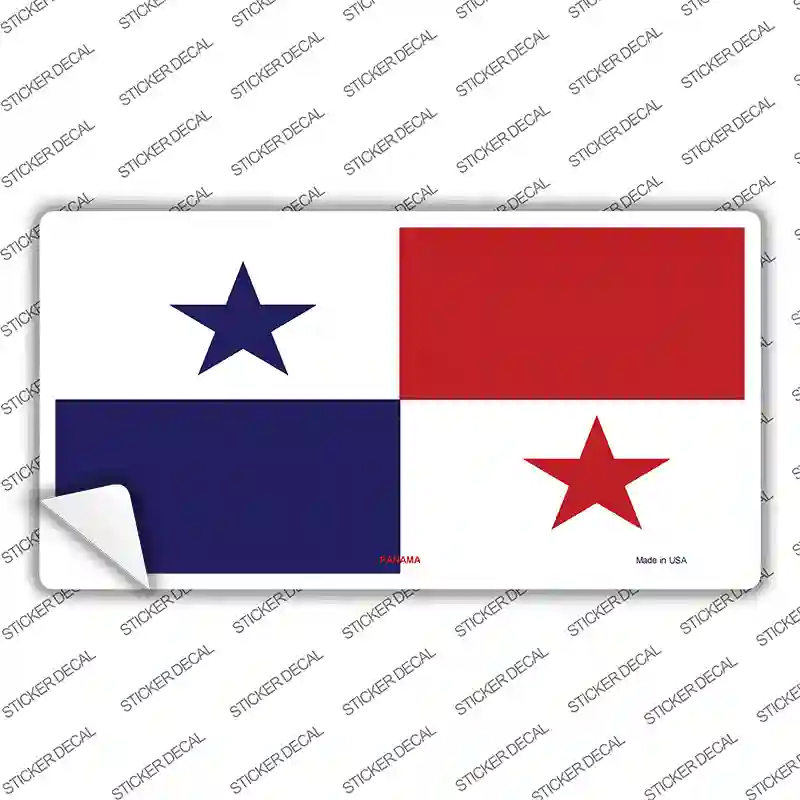Panama Flag Novelty Sticker Decal