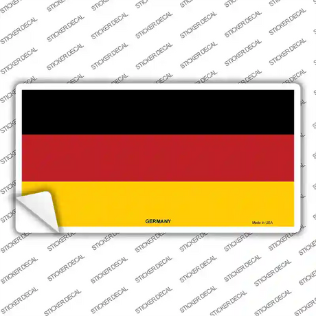 Germany Flag Novelty Sticker Decal