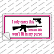 I Carry This Gun Novelty Sticker Decal