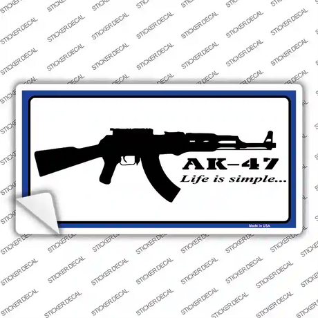 Life Is Simple Novelty Sticker Decal