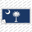 South Carolina Blue Flag Novelty Sticker Decal