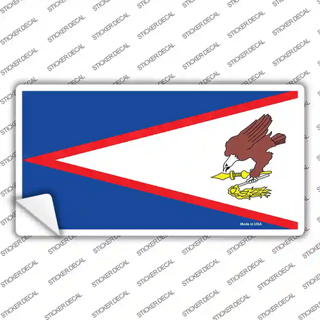 American Samoa Flag Novelty Sticker Decal