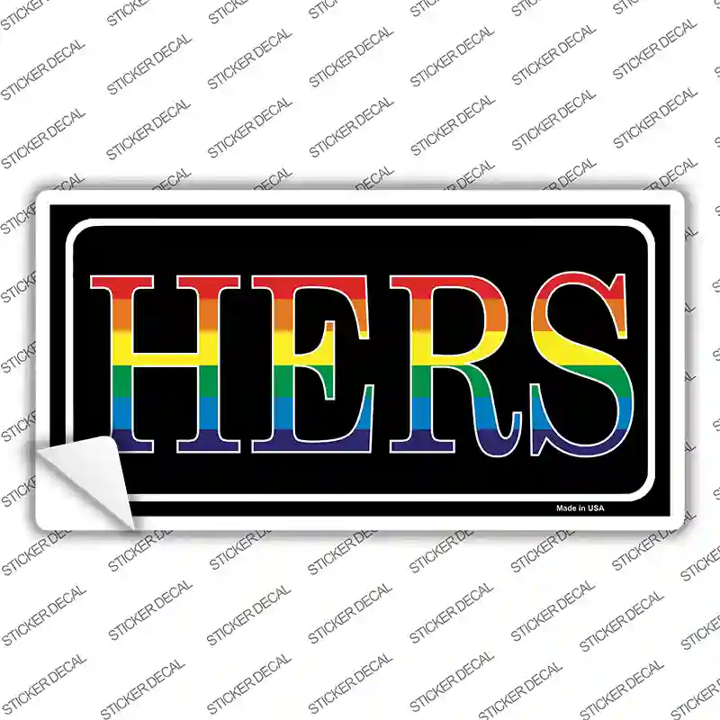Hers Novelty Sticker Decal