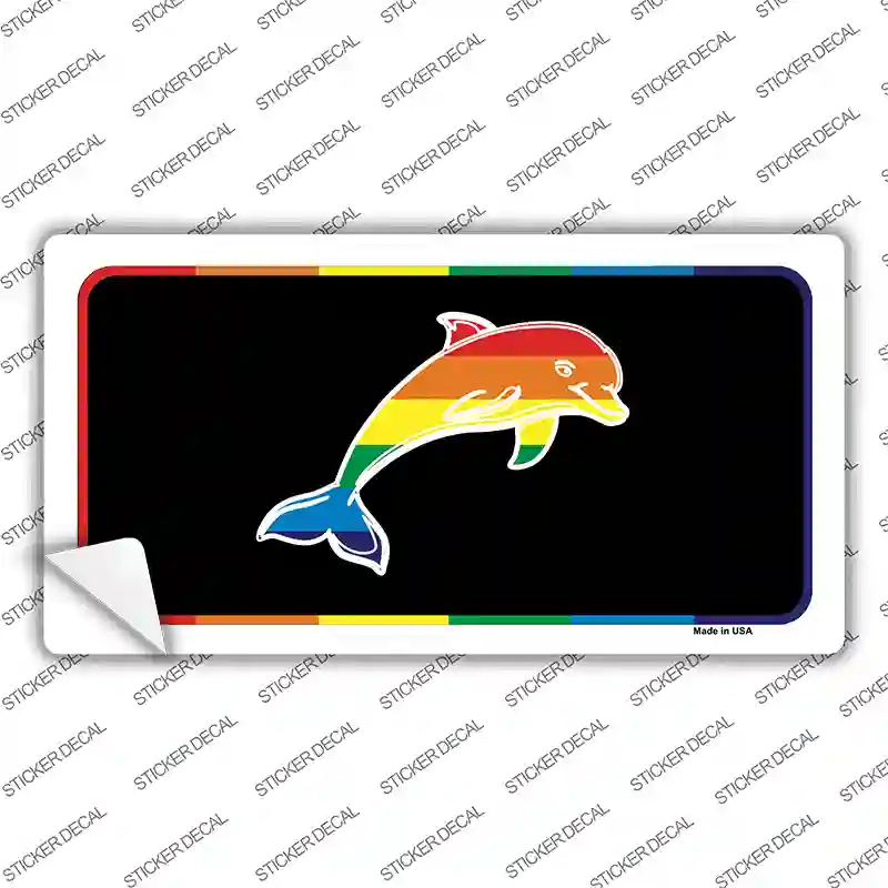 Dolphin Novelty Sticker Decal