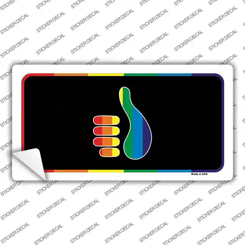 Thumbs Up Novelty Sticker Decal