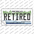Retired Michigan State Novelty Sticker Decal
