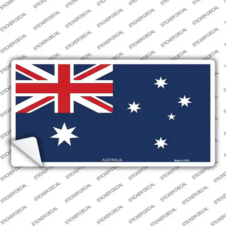 Australia Flag Novelty Sticker Decal