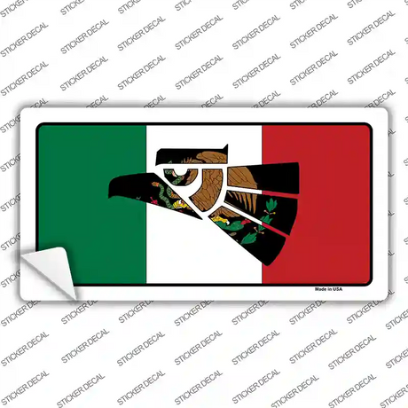 Made In Mexico Flag Novelty Sticker Decal