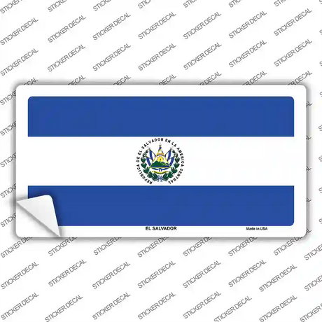 El Salvador Flag Novelty Sticker Decal