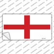 England Flag Novelty Sticker Decal