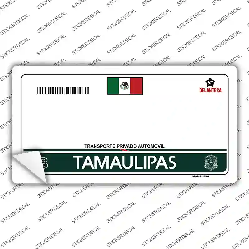 Tamaulipas Mexico Novelty Sticker Decal