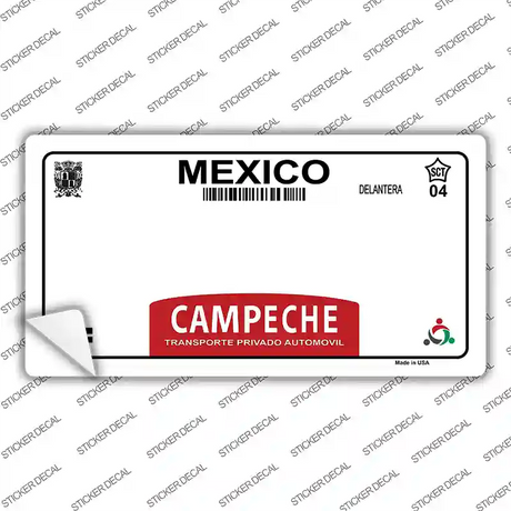 Campeche Mexico Novelty Sticker Decal
