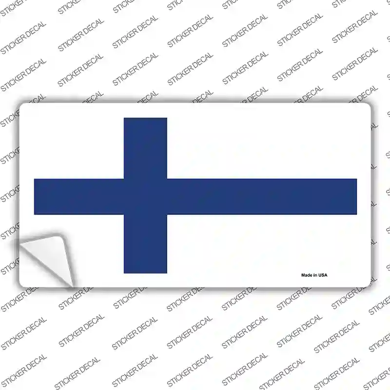 Finland Flag Novelty Sticker Decal