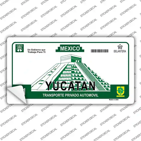 Yucatan Mexico Novelty Sticker Decal