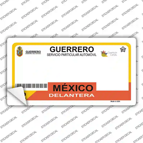 Guerrero Mexico Novelty Sticker Decal