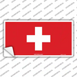 Switzerland Flag Novelty Sticker Decal